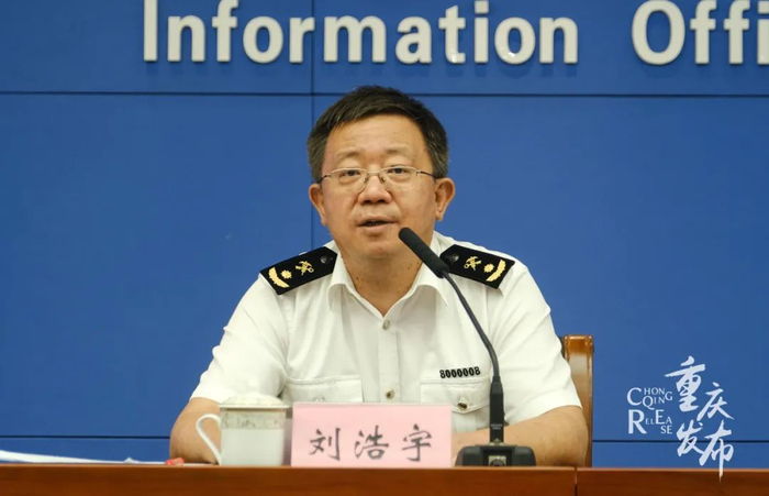 刘浩宇介绍相关情况  李昊东 摄