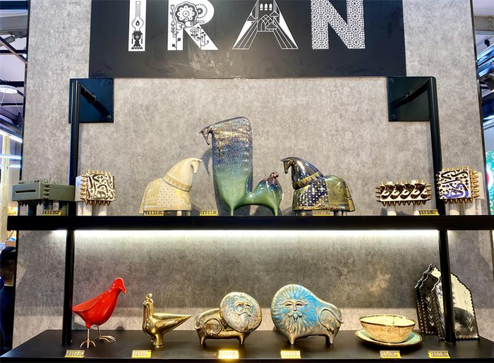 进博集市伊朗国家馆（央广网记者 唐奇云 摄）