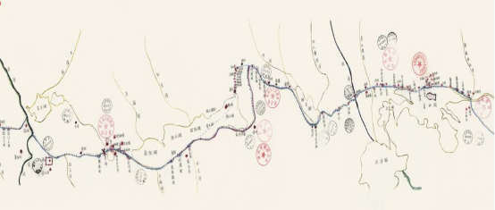 《重游运河图》部分节选