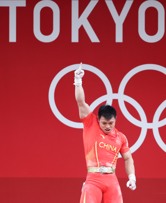 老将谌利军夺冠，一扫5年前的阴霾。图/新华社