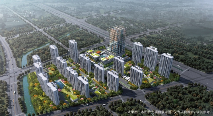 （项目效果图，奥克斯地产供图，央广网发）