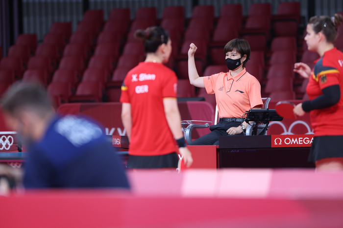 执裁奥运会对裁判来说是很大的挑战。图/边玉翔