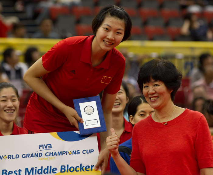  郎平一手带出了袁心玥。