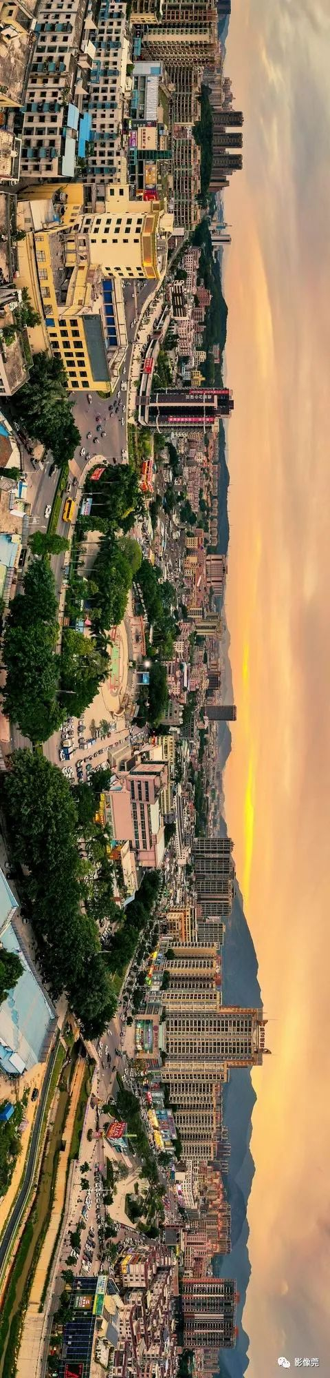 ▲清溪镇中心全景 @张玉平 摄