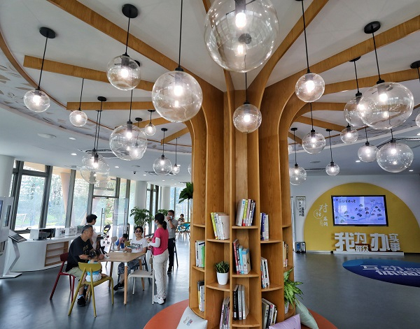 图说：接群众反映后近期开放的苏河驿站 新民晚报记者 张龙/摄