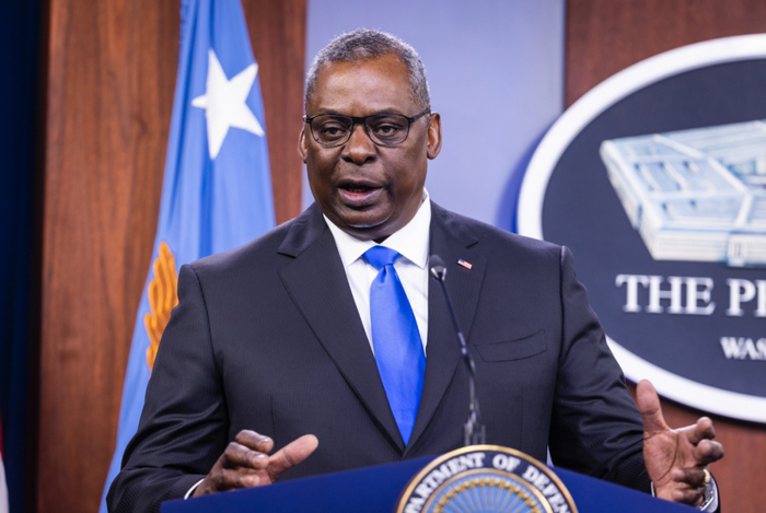 资料图：美国国防部长奥斯汀。/IC photo