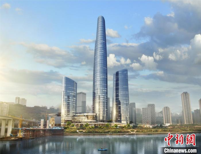 陆海国际中心效果图。　陆海国际中心供图