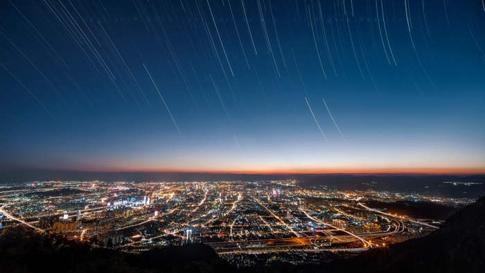 星空下的福州 蔡胤霖 摄