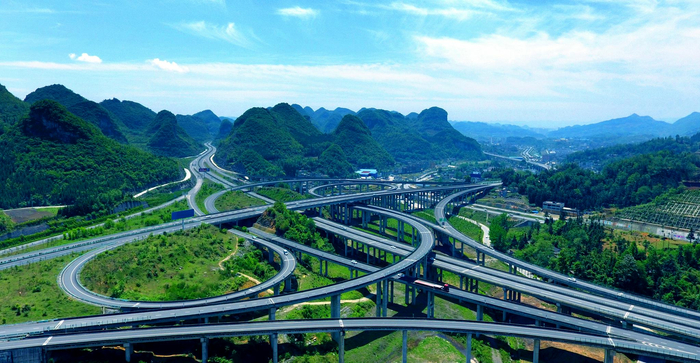 织金县绮陌互通立交桥