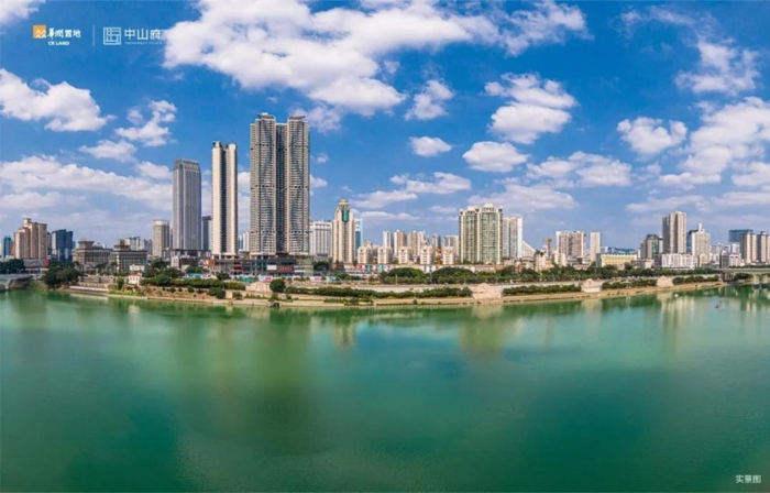 （邕江实景图，企业供图，央广网发）