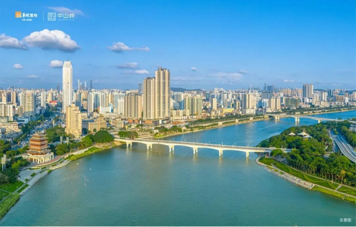 （邕江实景图，企业供图，央广网发）