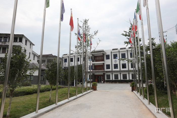 瓯智侨青少年海外传播中心外景（央广网记者 魏炜 摄）