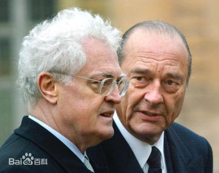 法国左右共治现象，希拉克与若斯潘共同治理国家。图片来源：百度百科