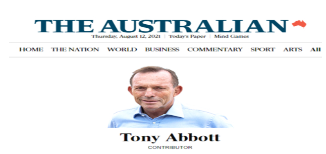 ▲阿博特 图源：澳大利亚人网站截图