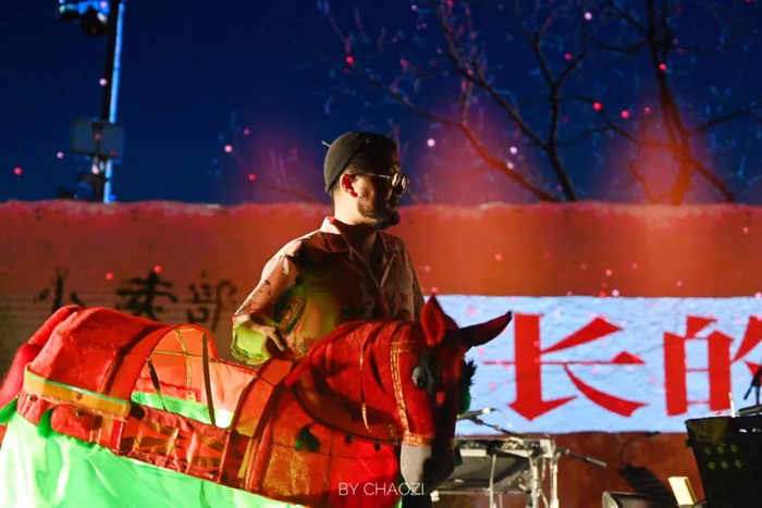 《张老汉脱贫记》北京站现场。受访者供图