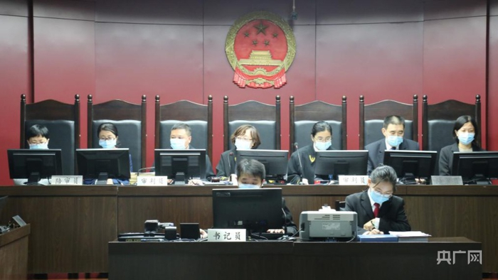 庭审现场（受访者供图）