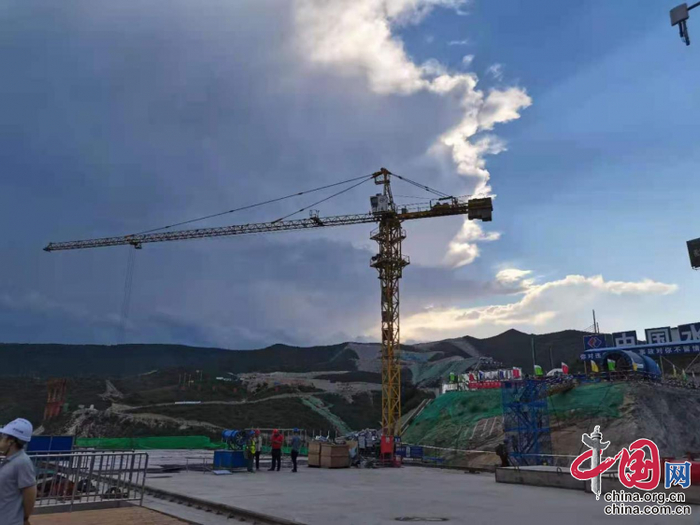 东庄水利枢纽工程建设现场