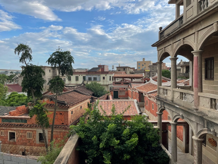 在德兜楼上俯瞰梧林村本文除注明外均为作者图