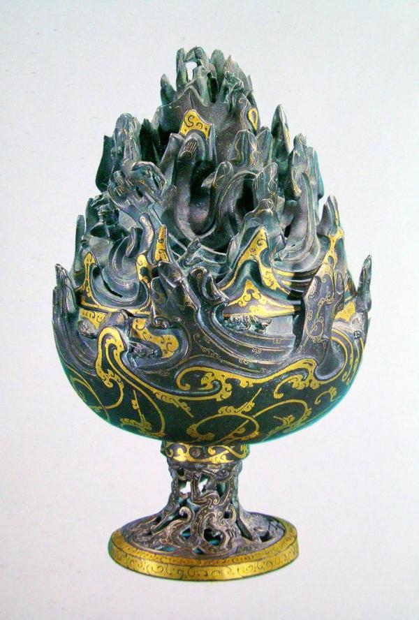 图七满城汉墓出土错金银博山炉河北博物院