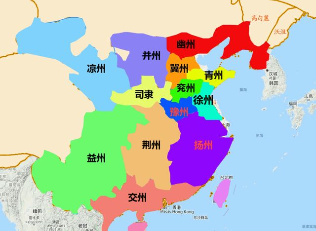 浅谈汉朝十三州,为什么南方的几个州,各个都是巨无霸?