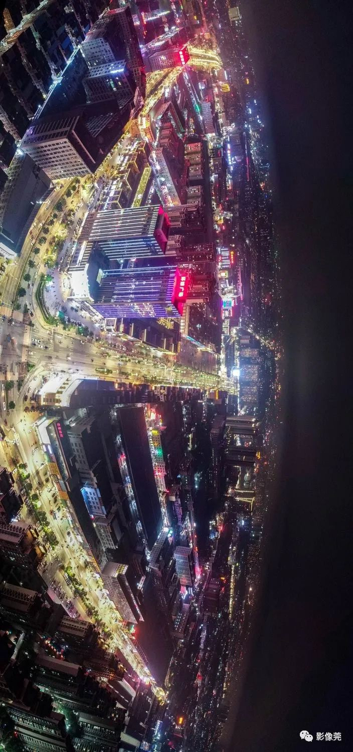        ▲大朗璀璨夜景 @周柏杰 摄