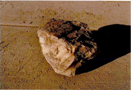 图七石头城遗址出土的打制石核