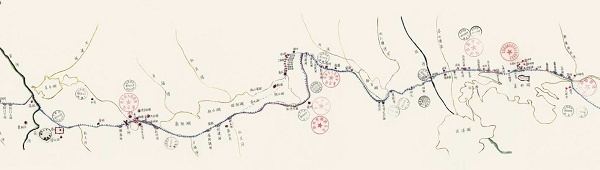 《重游运河图》部分节选