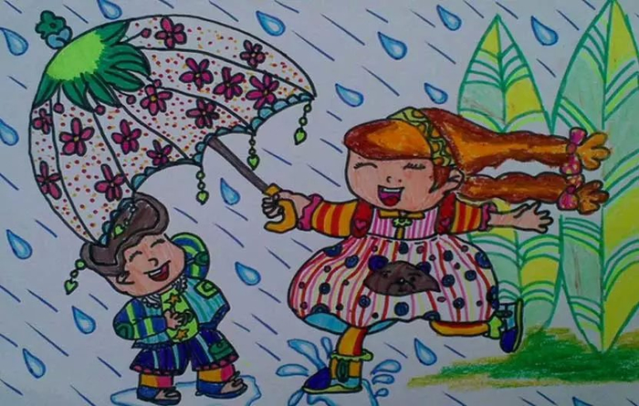 雨中人绘画心理测试:用纸笔揭示自己目前最真实的状态|线条|画作|父母|内心|顺序_新浪新闻