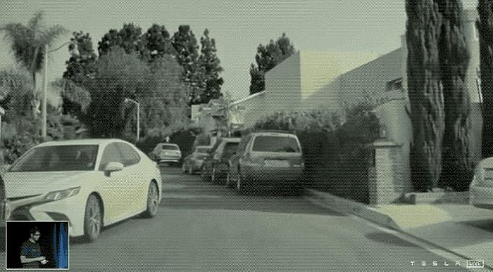 ▲特斯拉FSD通过复杂路况