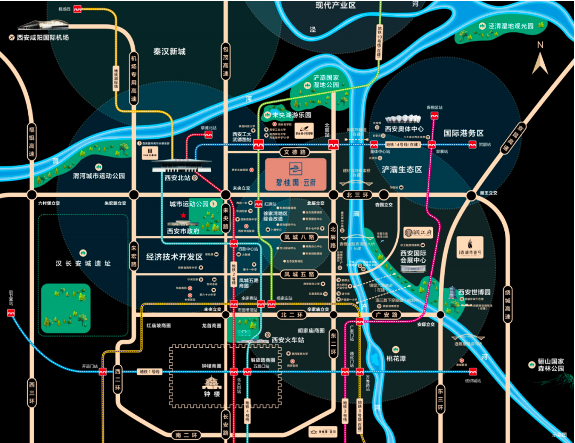 |碧桂园·云府区位示意图
