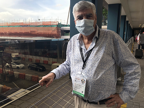 宣布退选的罗彰南 图自港媒