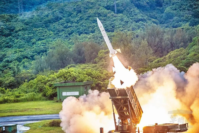 2020年7月，台湾军事演习场景（图源：中时新闻网）