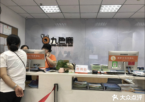 福州九色鹿培训学校（鼓东路授课中心）昔日咨询处业务不断 （图自网络）