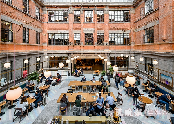 图说：联合办公空间WeWork（资料图）。新民晚报记者 陈梦泽 摄