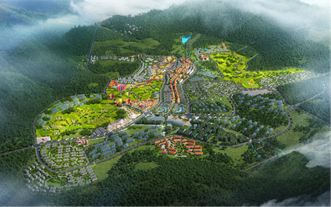 南天湖旅游特色度假小镇效果图 丰都县委宣传部供图