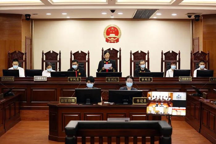 庭审现场&nbsp; 图/福州市中级人民法院