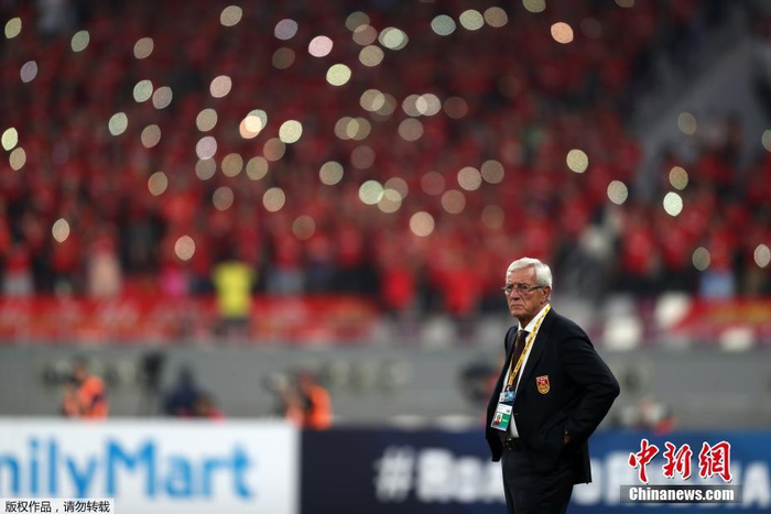 资料图：时任国足主帅里皮。