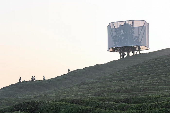 马岩松创作的《大地之灯》图片来源：艺术在浮梁