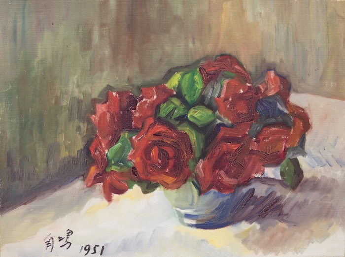 刘自鸣《红玫瑰》