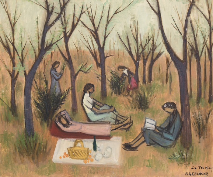 刘自鸣《巴黎郊外》