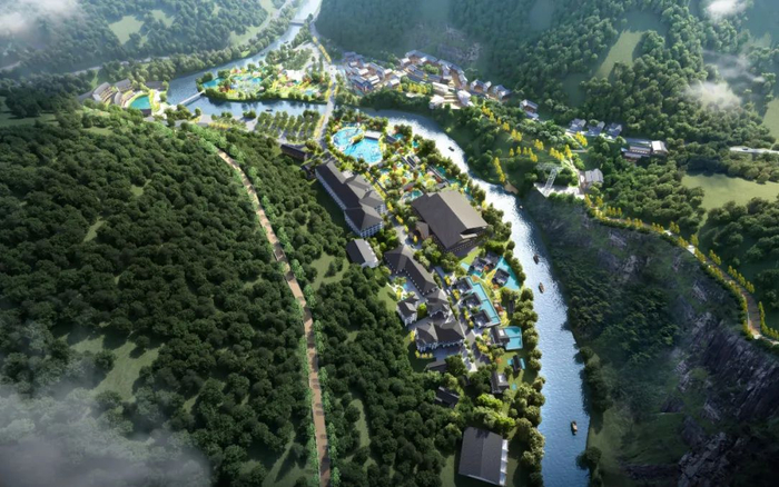 统景温泉旅游度假区效果图 渝北区文旅委供图