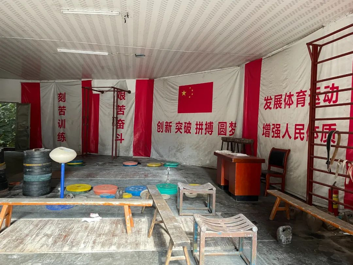 　▲8月19日，益阳少儿体校是谌利军曾经训练的地方。新京报记者 李桂 摄