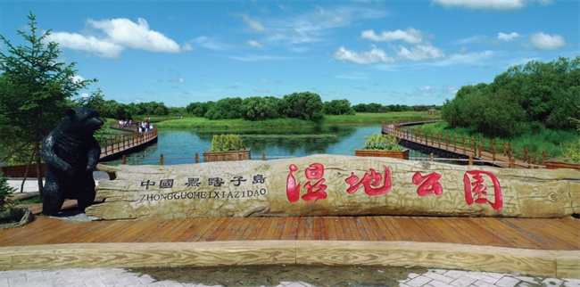 黑瞎子岛湿地公园。