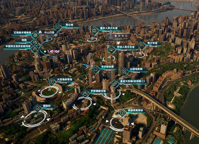 （世茂·重庆中心效果图）