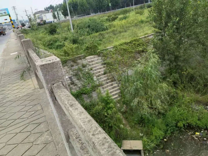 苏纪峰和苏晓峰下河会经过的阶梯。新京报记者 李照 摄