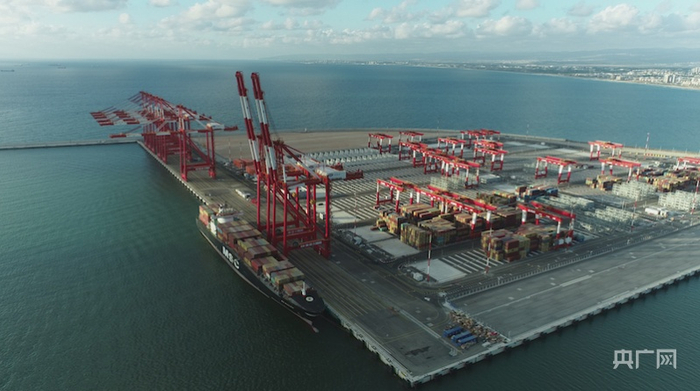 上港集团以色列海法新港（央广网发 上港集团供图）