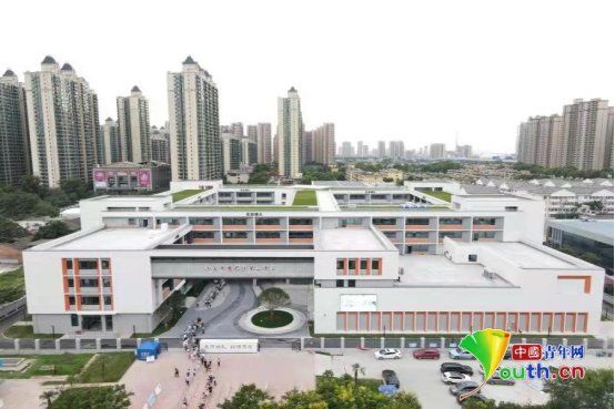 　　西安市雁塔区第三中学。中建三局西北公司供图