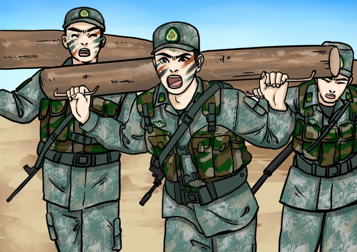 这组漫画，老兵看了回忆满满|长江|官兵|海防|手鼓|训练_新浪新闻