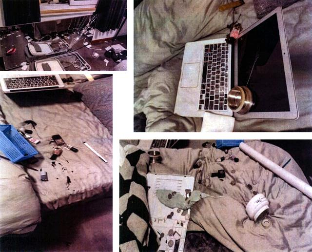 房间内物品遭破坏情况 上海市静安区人民检察院 供图