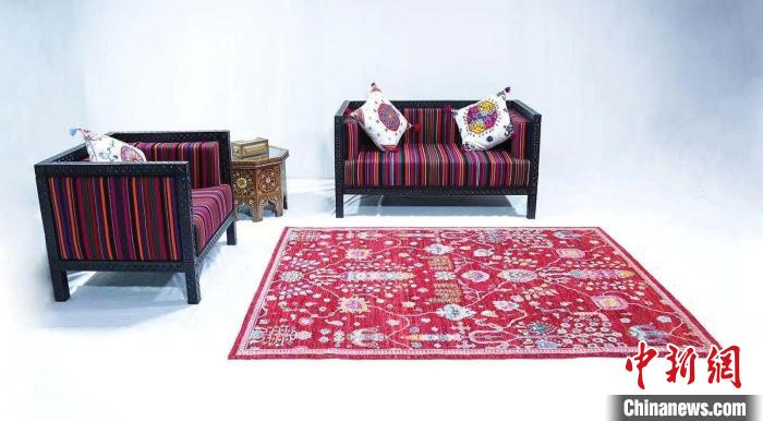 阿富汗手工编结地毯 绿地集团供图